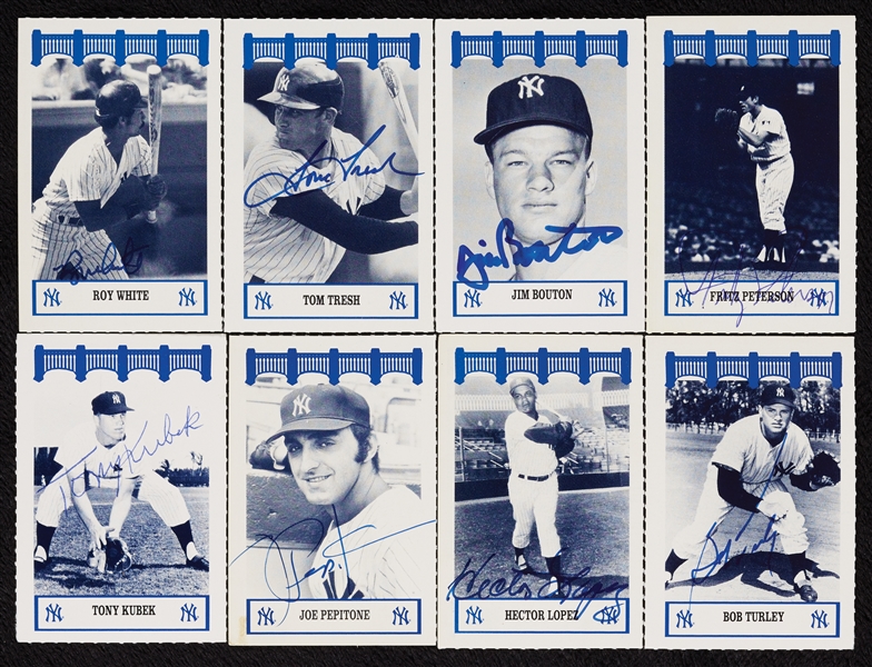 1992 Wiz Yankees of the 60s Set with (65) Signed)
