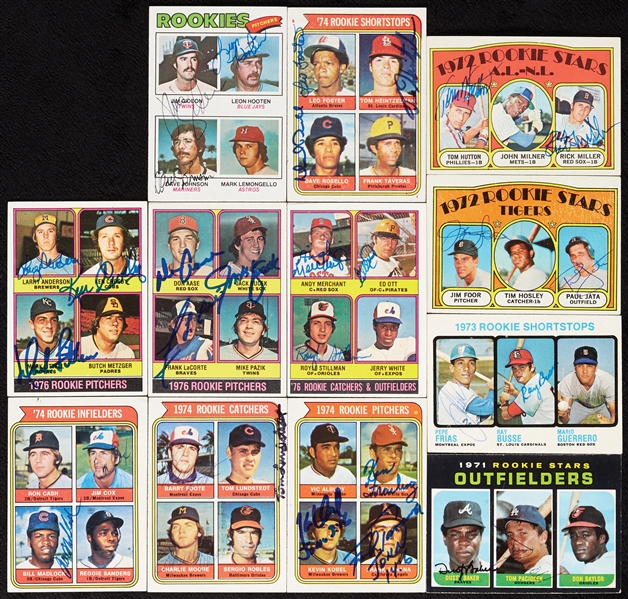 1960s/1970s Signed Topps Rookies Collection (35)