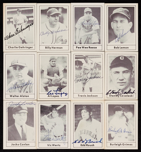 Signed 1978 Grand Slam Baseball Group (140)