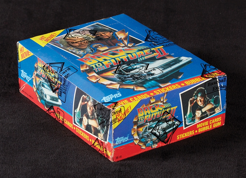 1989 Topps Back to the Future II Wax Box (36) (BBCE)