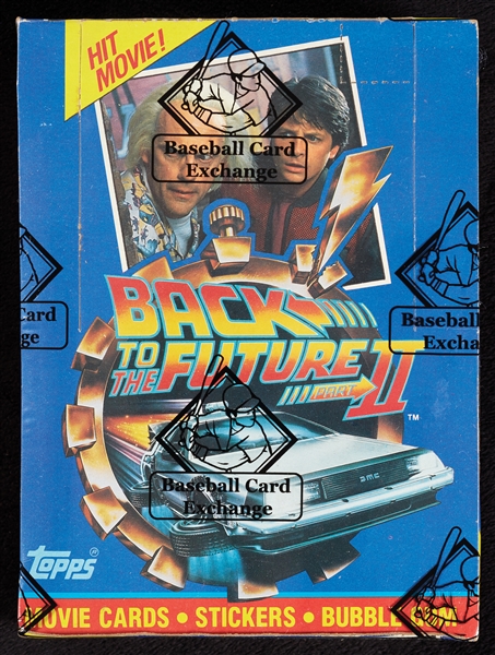 1989 Topps Back to the Future II Wax Box (36) (BBCE)
