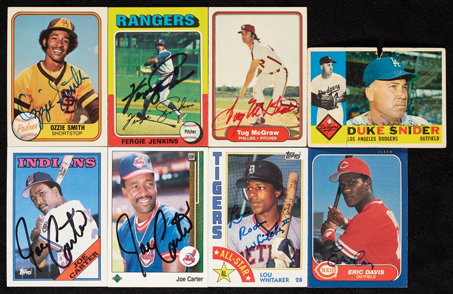 1960s-1980s Signed Baseball Card Collection (389)
