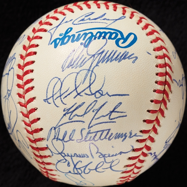1999 New York Yankees World Champs Team-Signed Baseball (JSA)