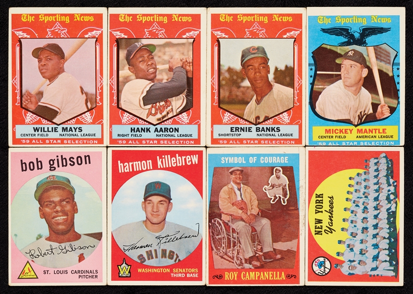 1959 Topps Baseball Complete Set (572)