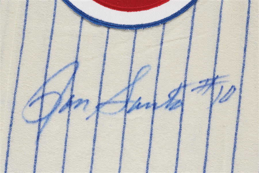 Ron Santo Signed Cubs Mitchell & Ness Jersey
