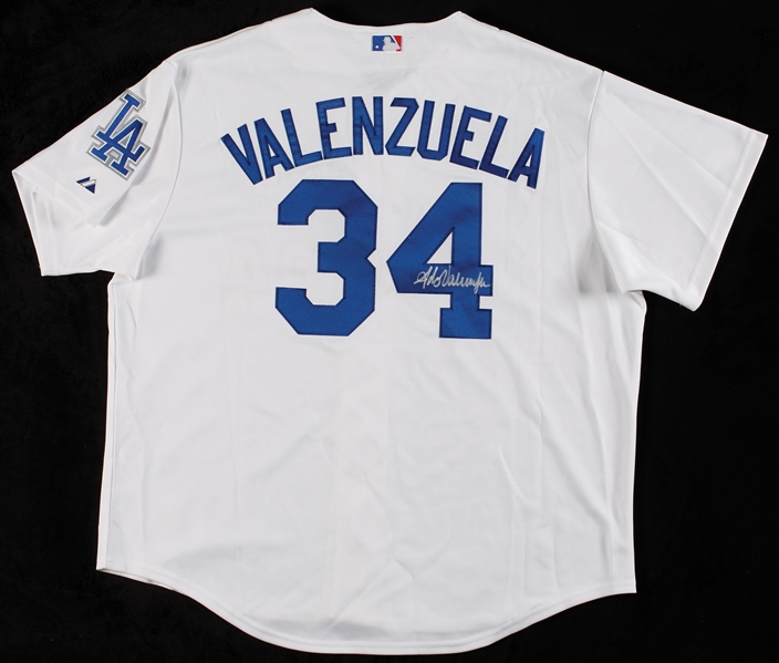Fernando Valenzuela Signed Dodgers Jersey