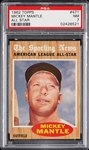 1962 Topps Mickey Mantle All-Star No. 471 PSA 7