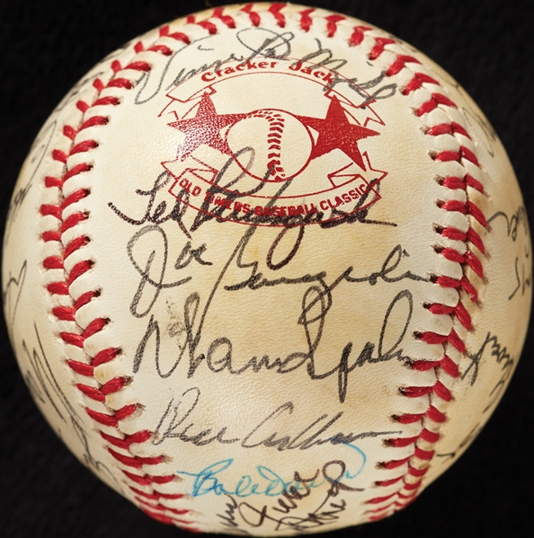 HOFer and Old Timers Multi-Signed Baseball with Aaron & Mays (BAS)