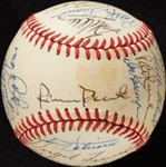HOFers & Old Timers Multi-Signed ONL Baseball (BAS)
