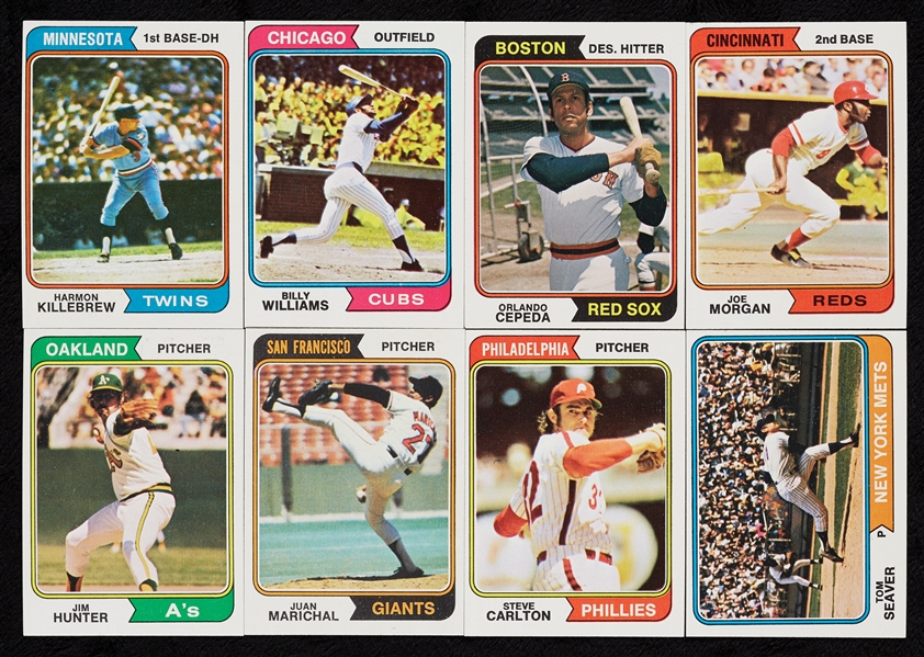 1974 Topps Baseball Penny’s Vending Group With 30 HOFers and Original Box (750)