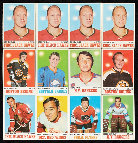 1970 Topps Hockey High-Grade Hoard With HOFers, Stars (2,000)