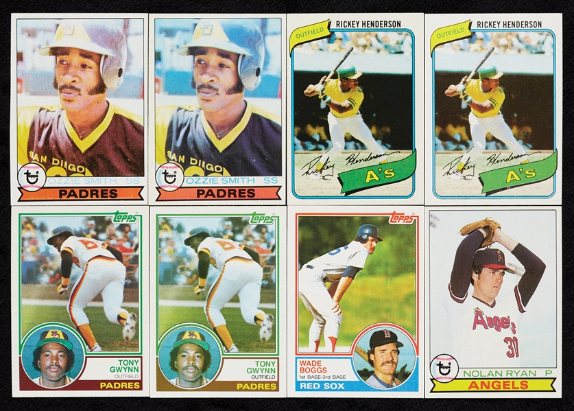 1979-89 Topps Baseball Pristine Sets (18)