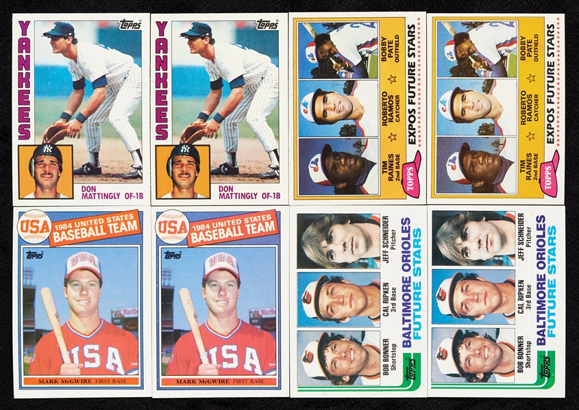 1979-89 Topps Baseball Pristine Sets (18)