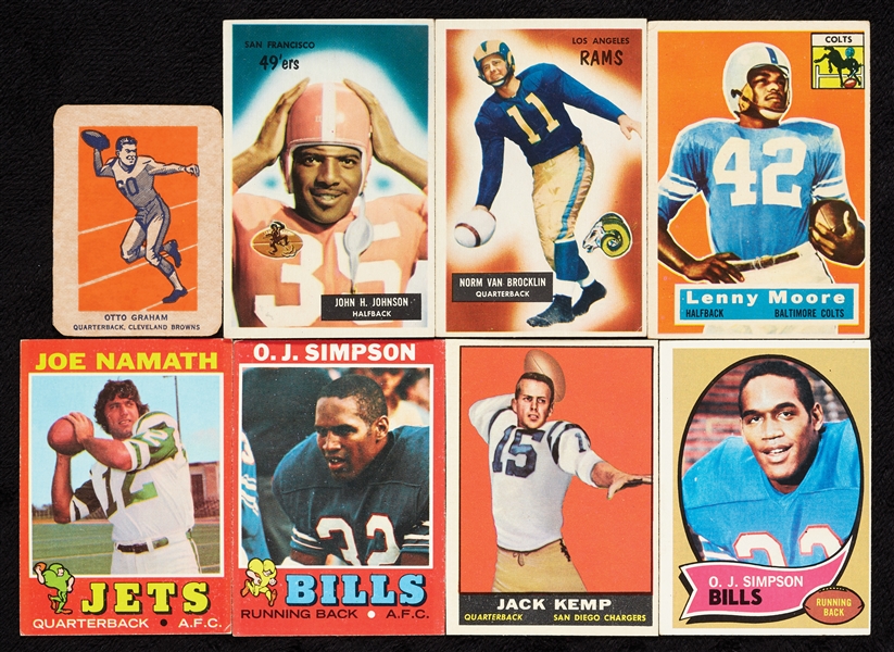 1954-70 Bowman and Topps Football Massive Hoard With HOFers (4,000)