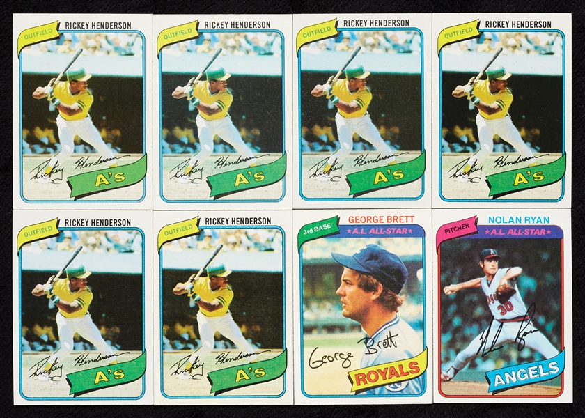 1980 Topps Baseball High-Grade Sets and Near Sets (12)