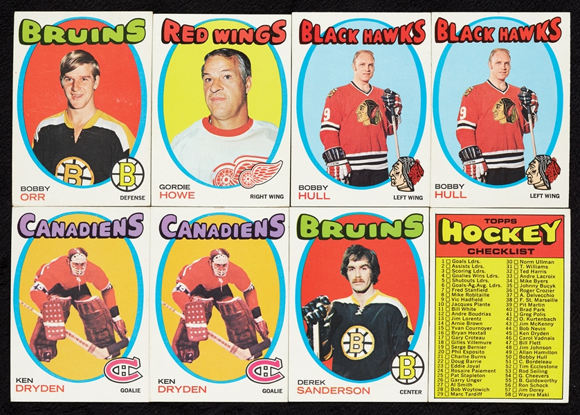 1971 Topps Hockey Large Group With HOFers, Stars (525)