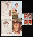Large Group of 1957-72 Topps Baseball With HOFers, Plus Stickers, Supers and Stamps (1,550)