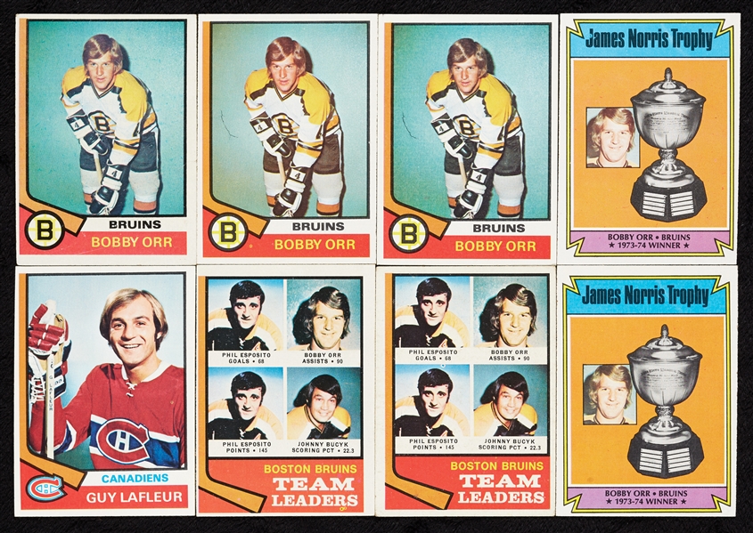 1974 Topps Hockey Huge Hoard With HOFers, Rookies, Stars and Specials (2,900)