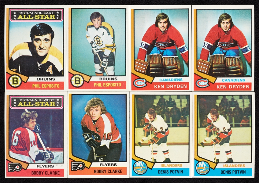 1974 Topps Hockey Huge Hoard With HOFers, Rookies, Stars and Specials (2,900)