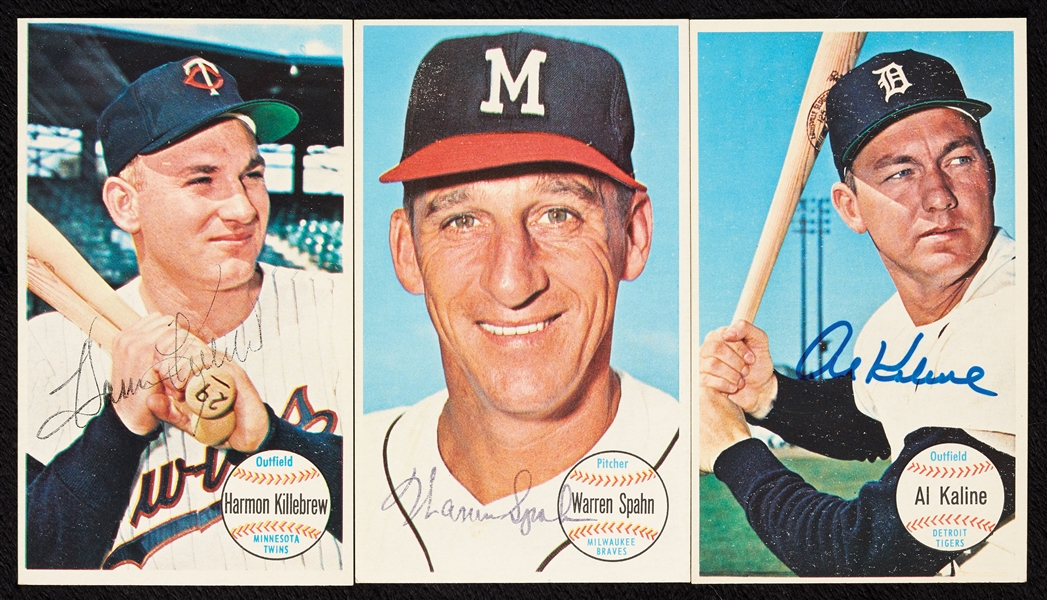 HOFer Signed 1964 Topps Giants Baseball Group (3)