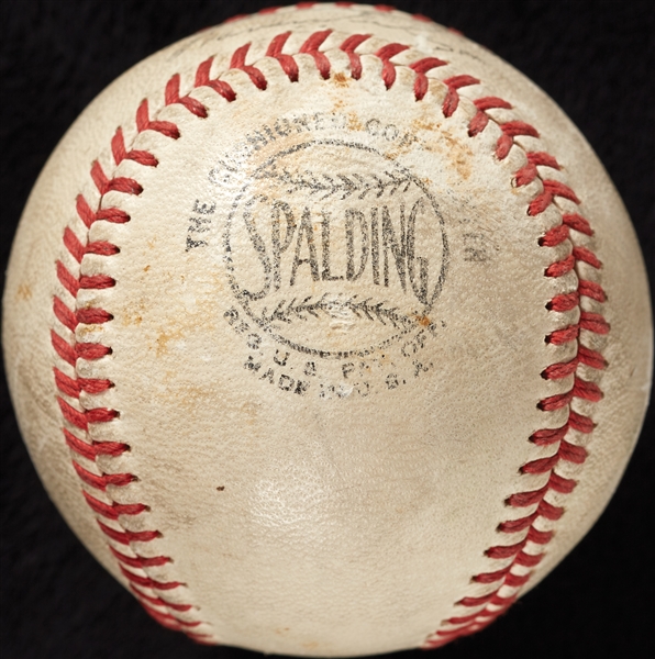 Ron Santo Career Home Run No. 200 Game-Used Baseball (4/13/68) 