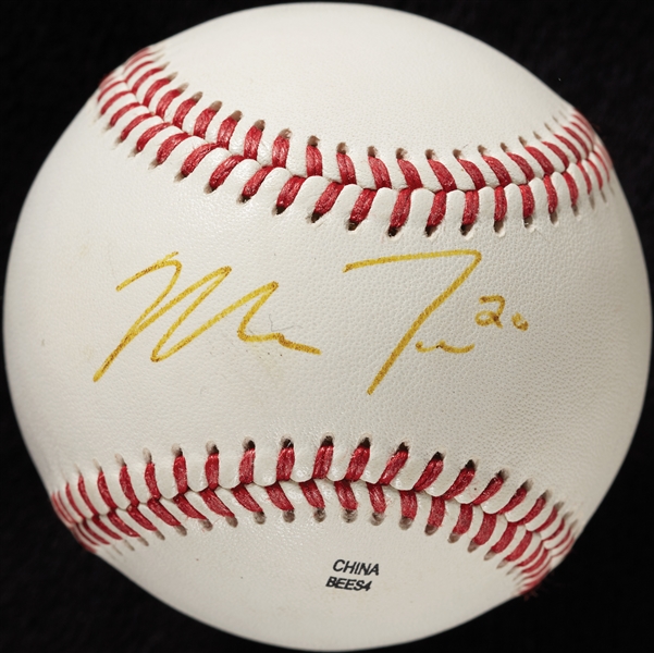 Mike Trout Single-Signed 2010 Midwest League ASG Baseball (BAS)