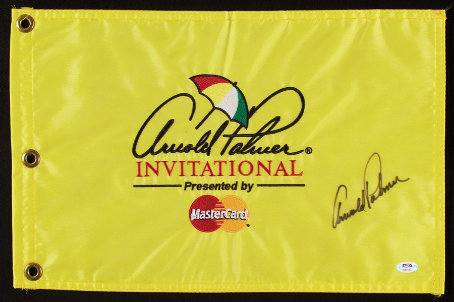 Arnold Palmer Signed Arnold Palmer Invitational Flag (PSA/DNA)