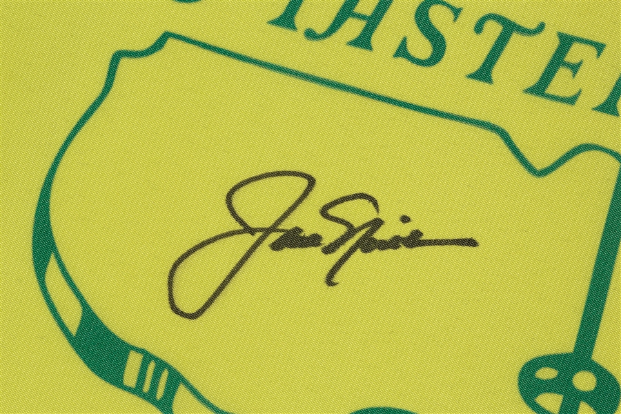 Jack Nicklaus Signed Yellow Masters Flag (PSA/DNA)
