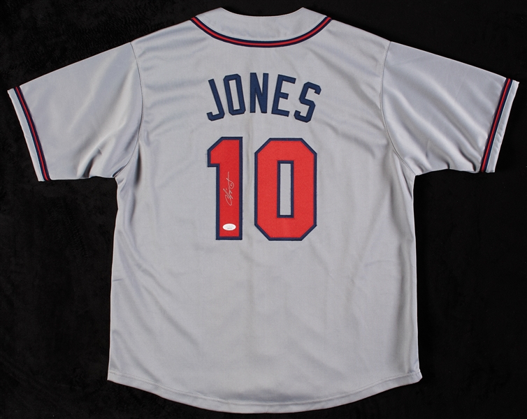 Chipper Jones Signed Braves Jersey (JSA)