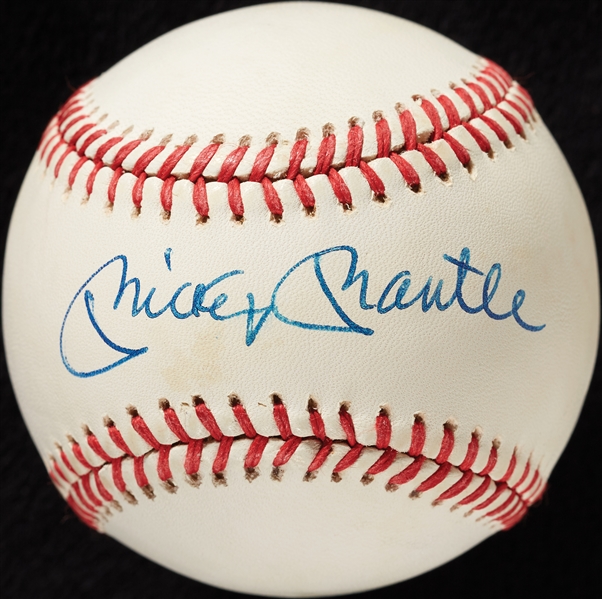 Mickey Mantle, Willie Mays & Duke Snider Signed OAL Baseball (Graded PSA/DNA 8.5)