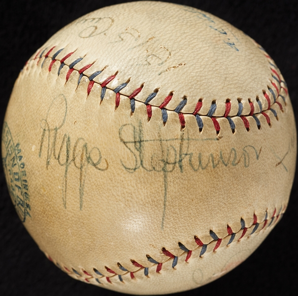 1929-30 Chicago Cubs Multi-Signed OAL Baseball with Hack Wilson, Cuyler, Hornsby (JSA)