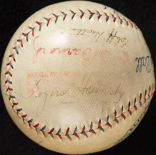 1929-30 Chicago Cubs Multi-Signed OAL Baseball with Hack Wilson, Cuyler, Hornsby (JSA)