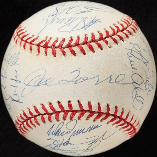 1998 New York Yankees World Champs Team-Signed WS Baseball (PSA/DNA)