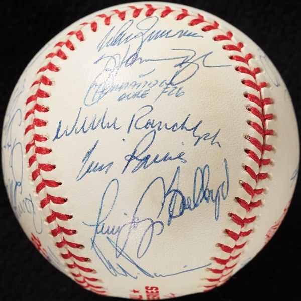 1998 New York Yankees World Champs Team-Signed WS Baseball (PSA/DNA)