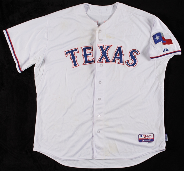 Prince Fielder 2015 Game-Used Rangers Jersey (MLB) (Fanatics)