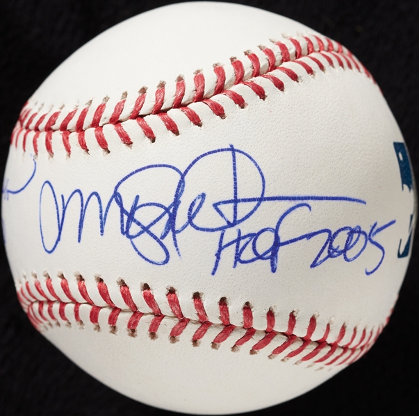 Ryne Sandberg & Andre Dawson Dual-Signed OML Baseball (MLB) (Fanatics)