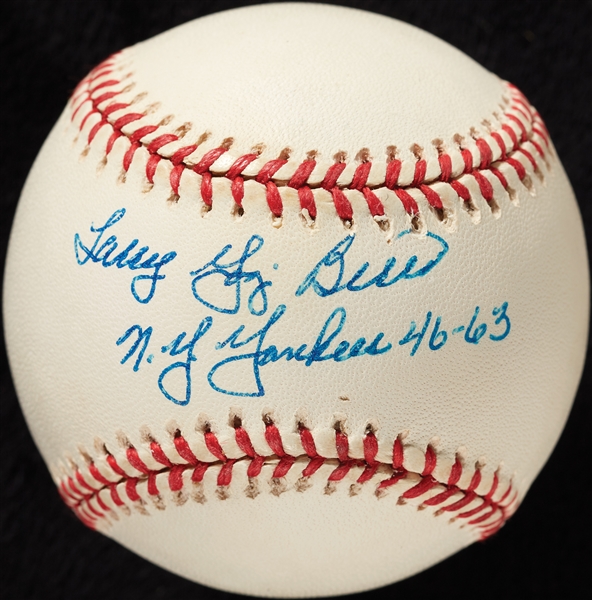 Yogi Berra Single-Signed OAL Baseball NY Yankees 1946-63 (JSA)
