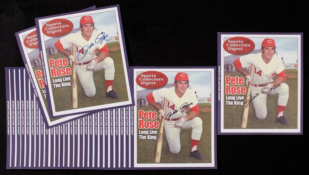 Pete Rose Signed SCD Commemorative Covers (30)