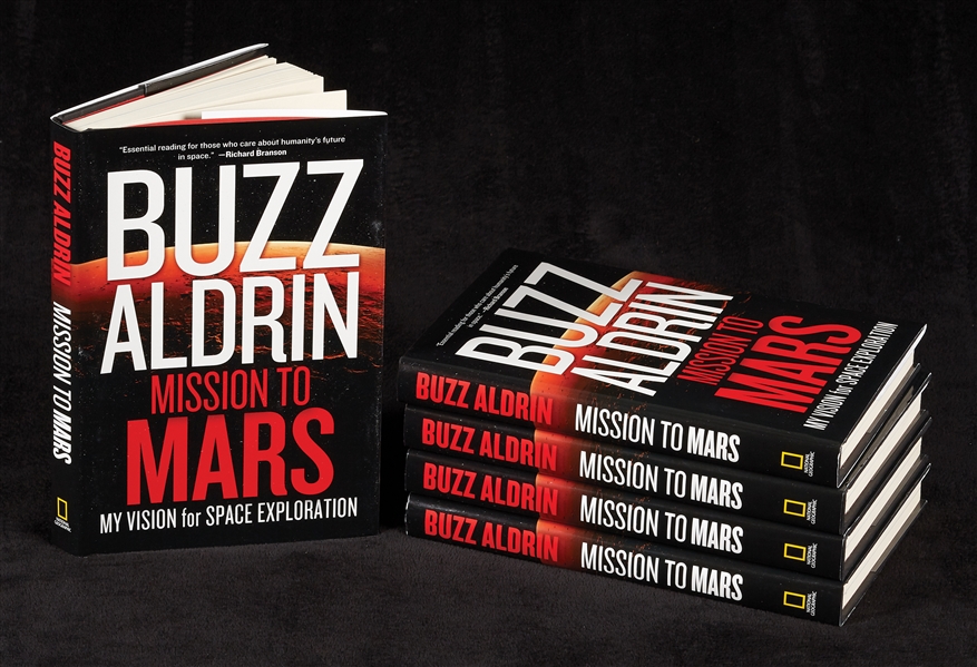 Buzz Aldrin Signed Mission To Mars Books Group (5)