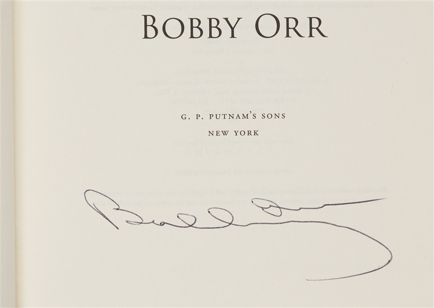 Bobby Orr Signed Orr Books Group (5)
