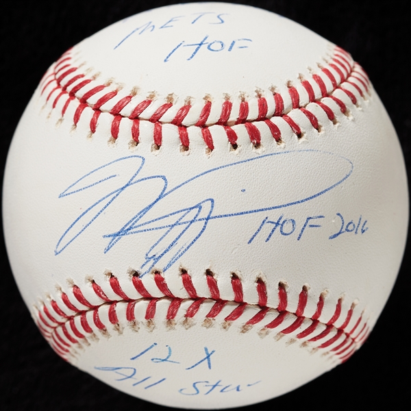 Mike Piazza Signed OML STAT Baseball with Multiple Inscriptions (3/31) (MLB) (Fanatics)
