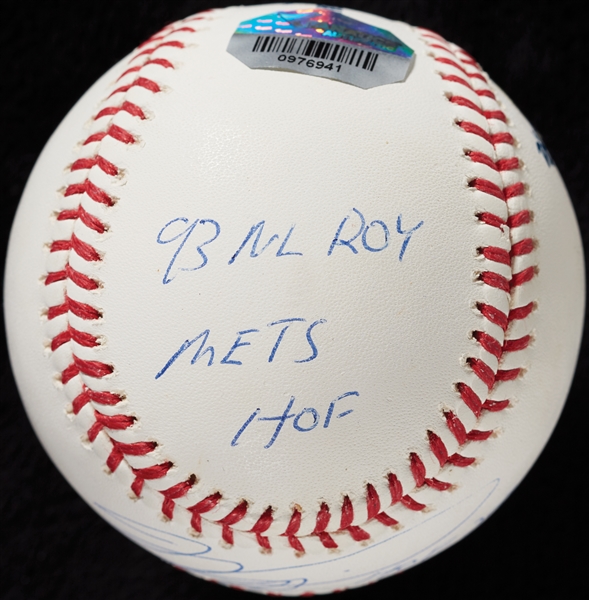 Mike Piazza Signed OML STAT Baseball with Multiple Inscriptions (3/31) (MLB) (Fanatics)