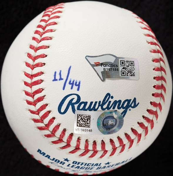 Pete Alonso Single-Signed 2021 Home Run Derby Baseball with Multiple Inscriptions (11/44) (MLB) (Fanatics)