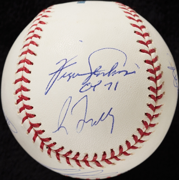 Cubs Greats Pitchers Signed OML Baseball (5) with Wood, Prior, Maddux, Zambrano, Clement (MLB) (Fanatics)