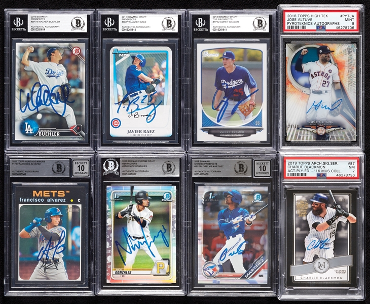 Prospects Signed RC Group with Baez, Buehler, Yelich, Seager, Altuve (BAS) (73)