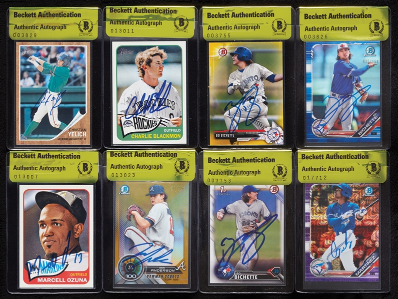 Prospects Signed RC Group with Baez, Buehler, Yelich, Seager, Altuve (BAS) (73)