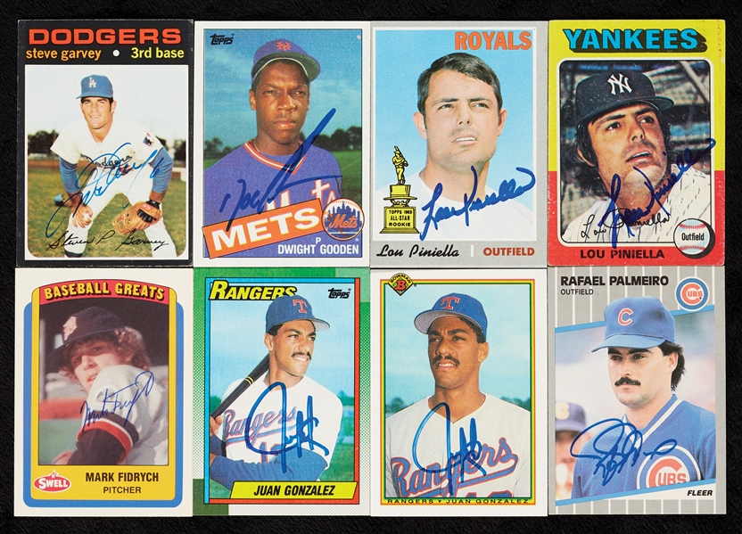 MLB Stars Past & Present Signed Trading Card Hoard (590)