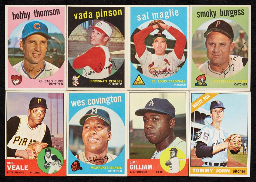 1955-69 Topps Baseball Group With HOFers, Stars and Specials (370)