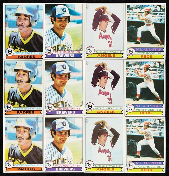 1979 Topps Baseball High-Grade Complete Sets (3)
