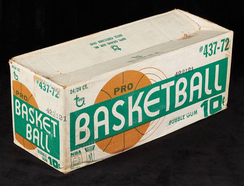 1972-73 Topps Basketball Wax Box Empty Case (Fritsch)